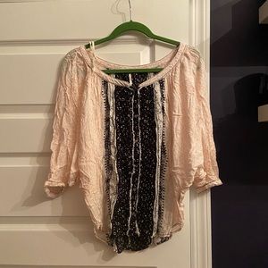 Free People 3/4 Flowy Top